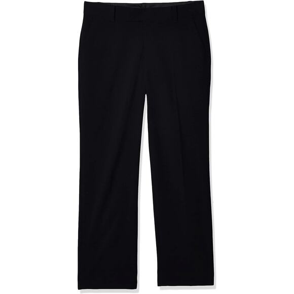 Calvin Klein Boys' Flat-Front Bi-Stretch Dress Pant, husky 14 boys casual slacks - Picture 1 of 5